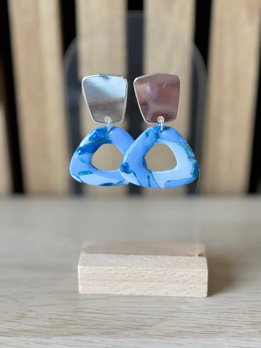 Romy marmer blauw