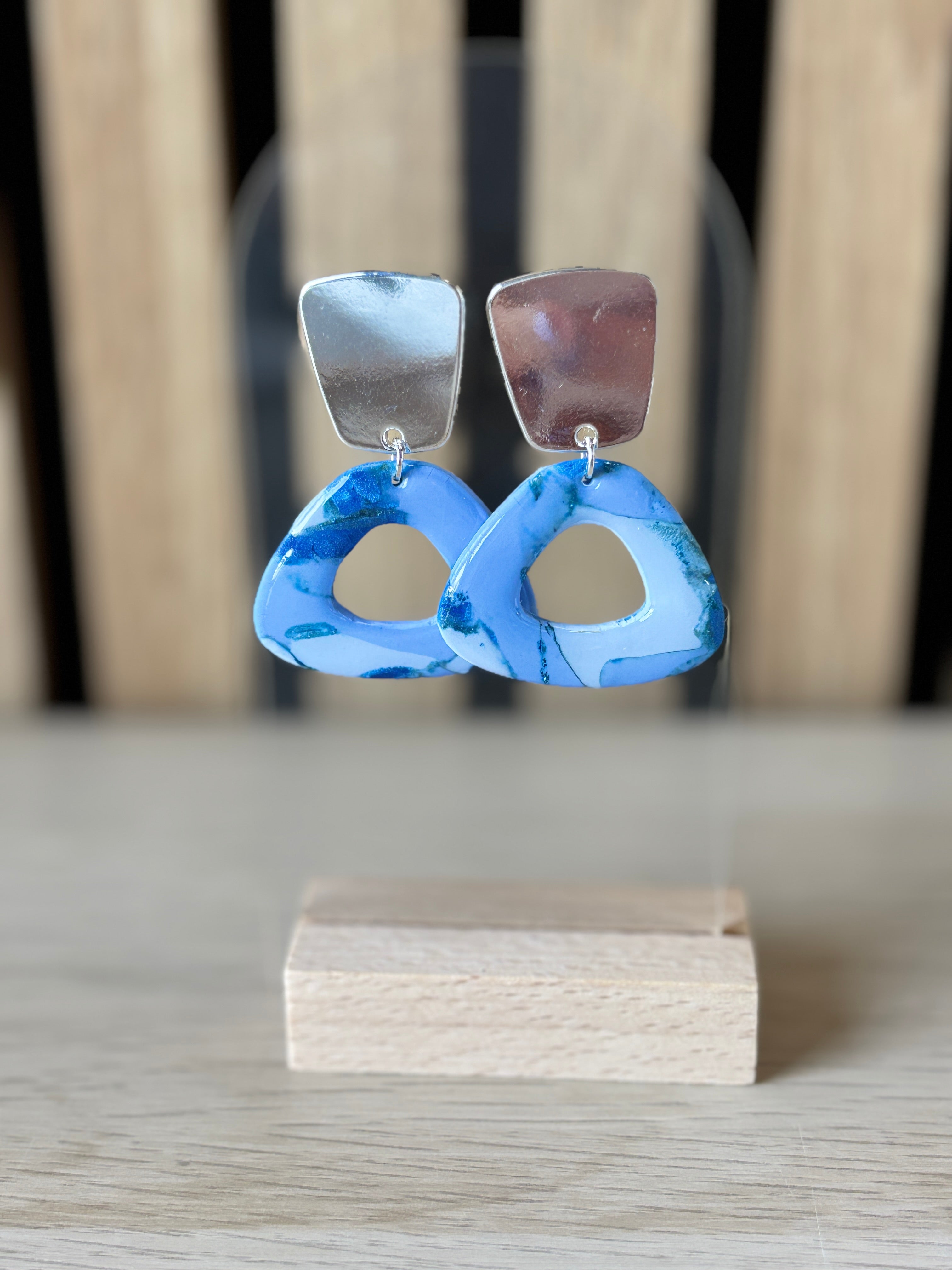 Romy marmer blauw