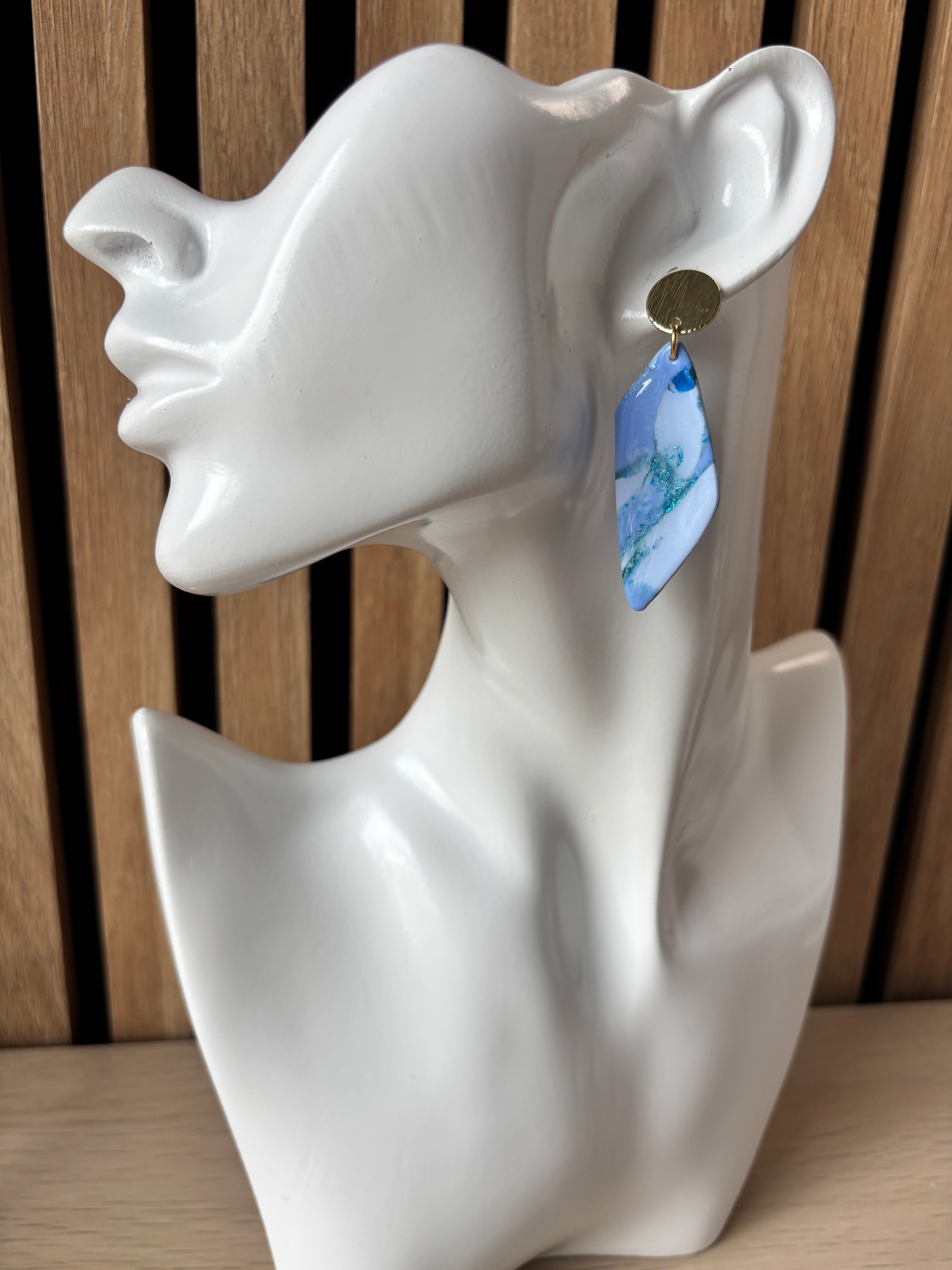 Roxy blauw marmer goud