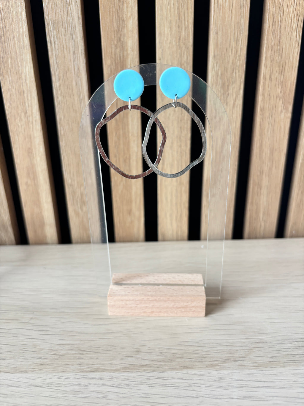 Celia licht blauw zilver