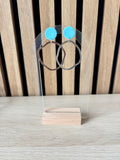 Celia licht blauw zilver