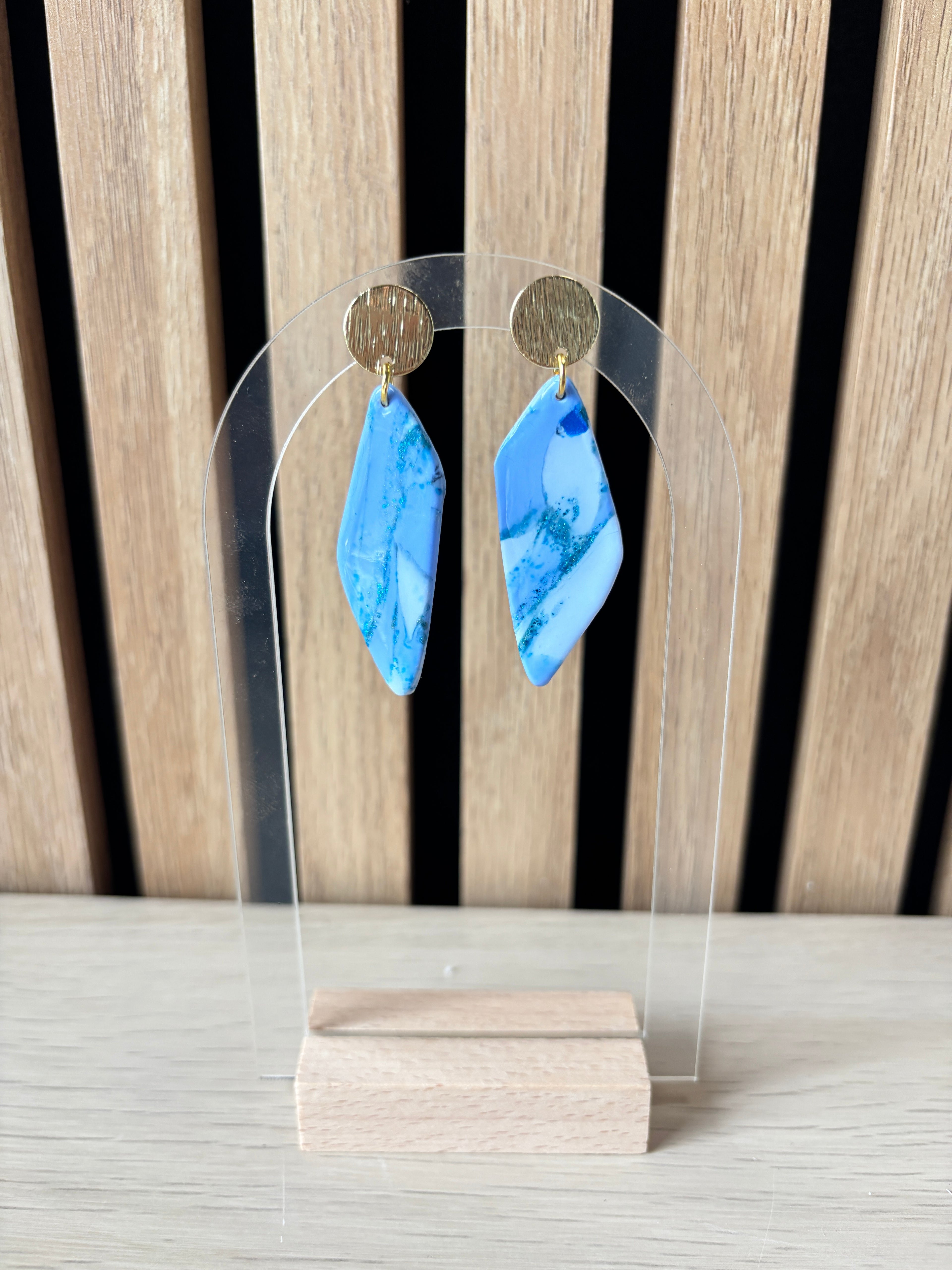Roxy blauw marmer goud