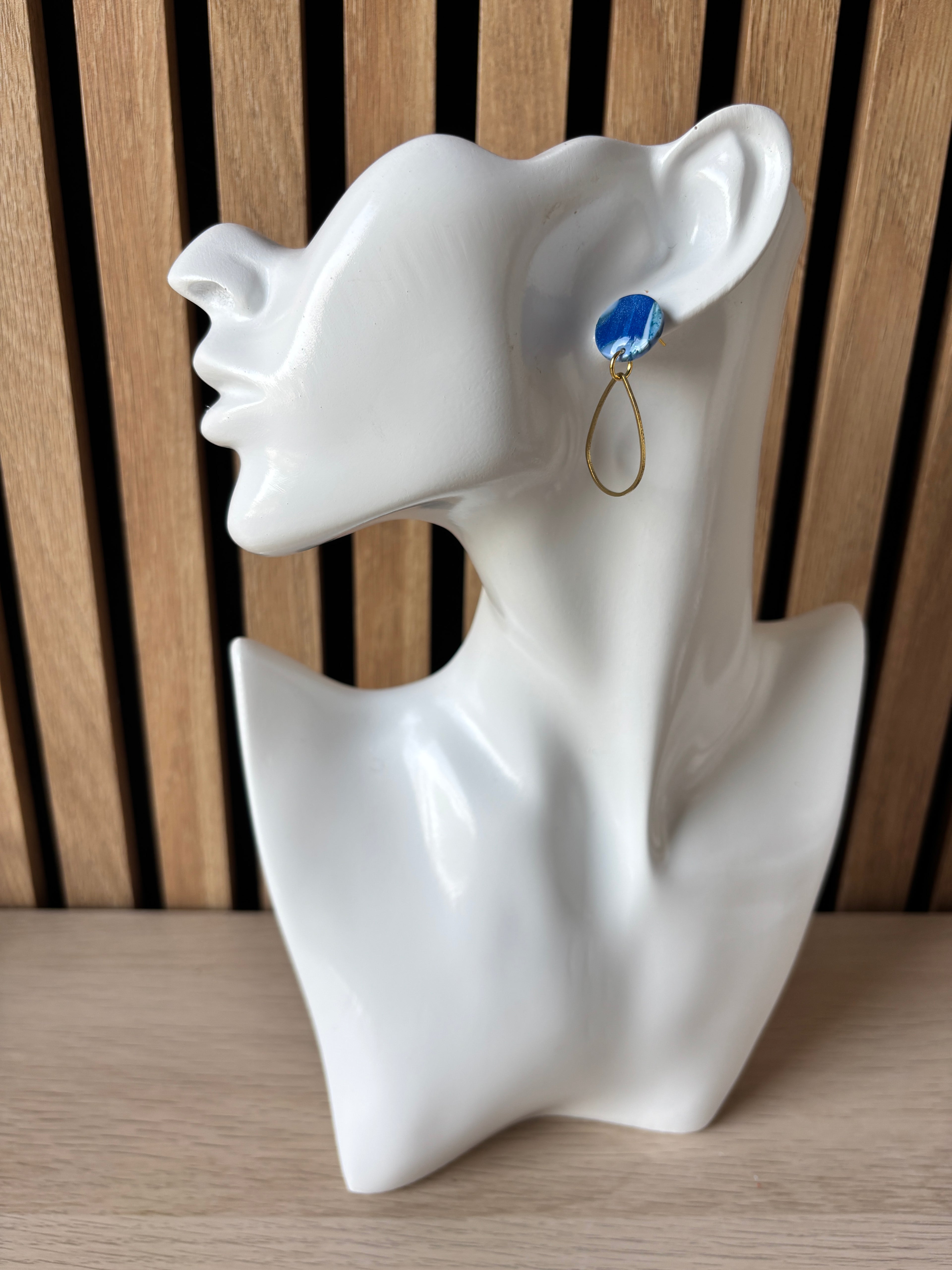 Lena Blauw marmer