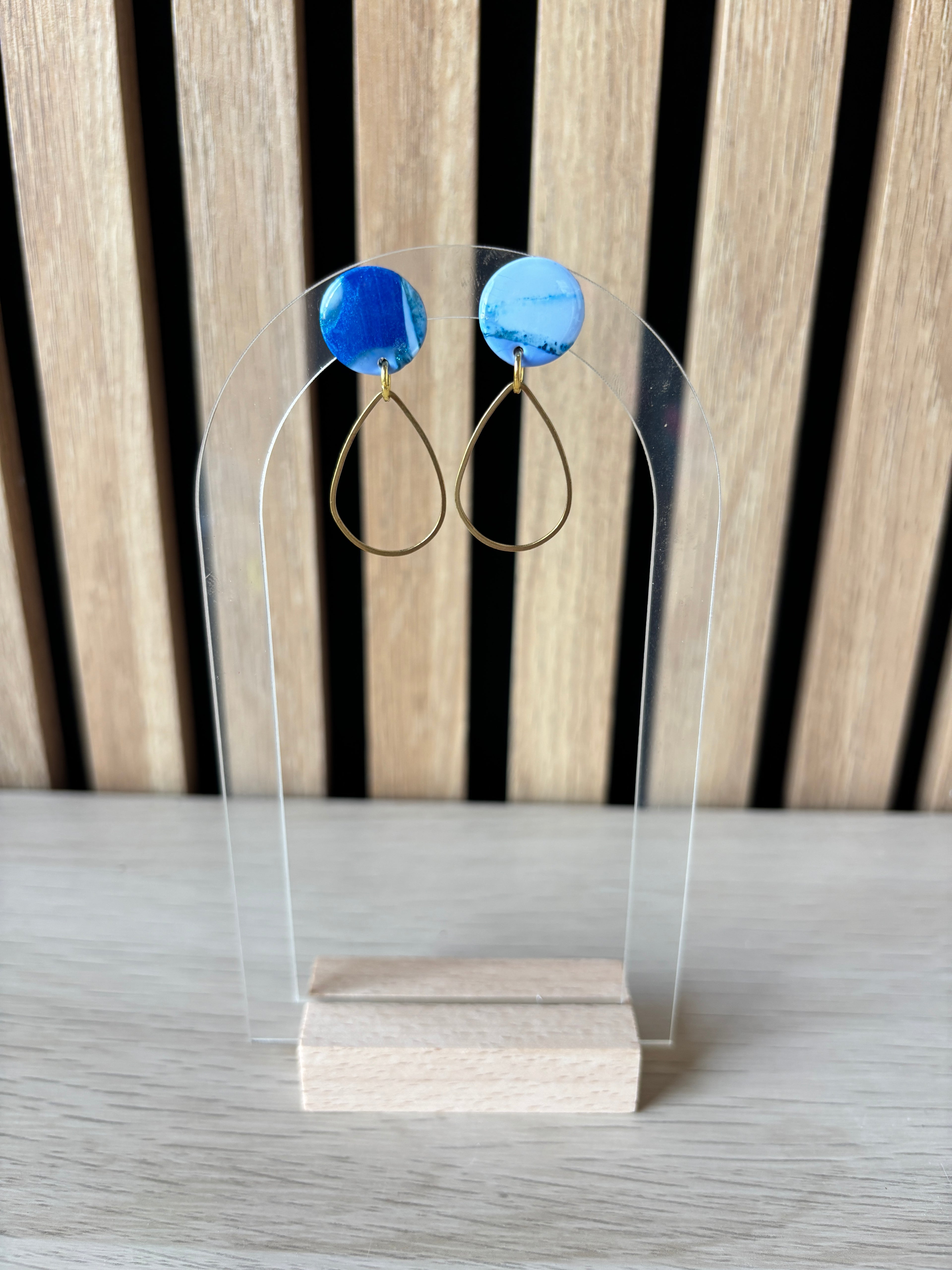 Lena Blauw marmer