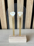 Camille goud marmer wit