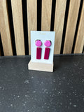 Mix & Match Oorbellen - Roos- fushia