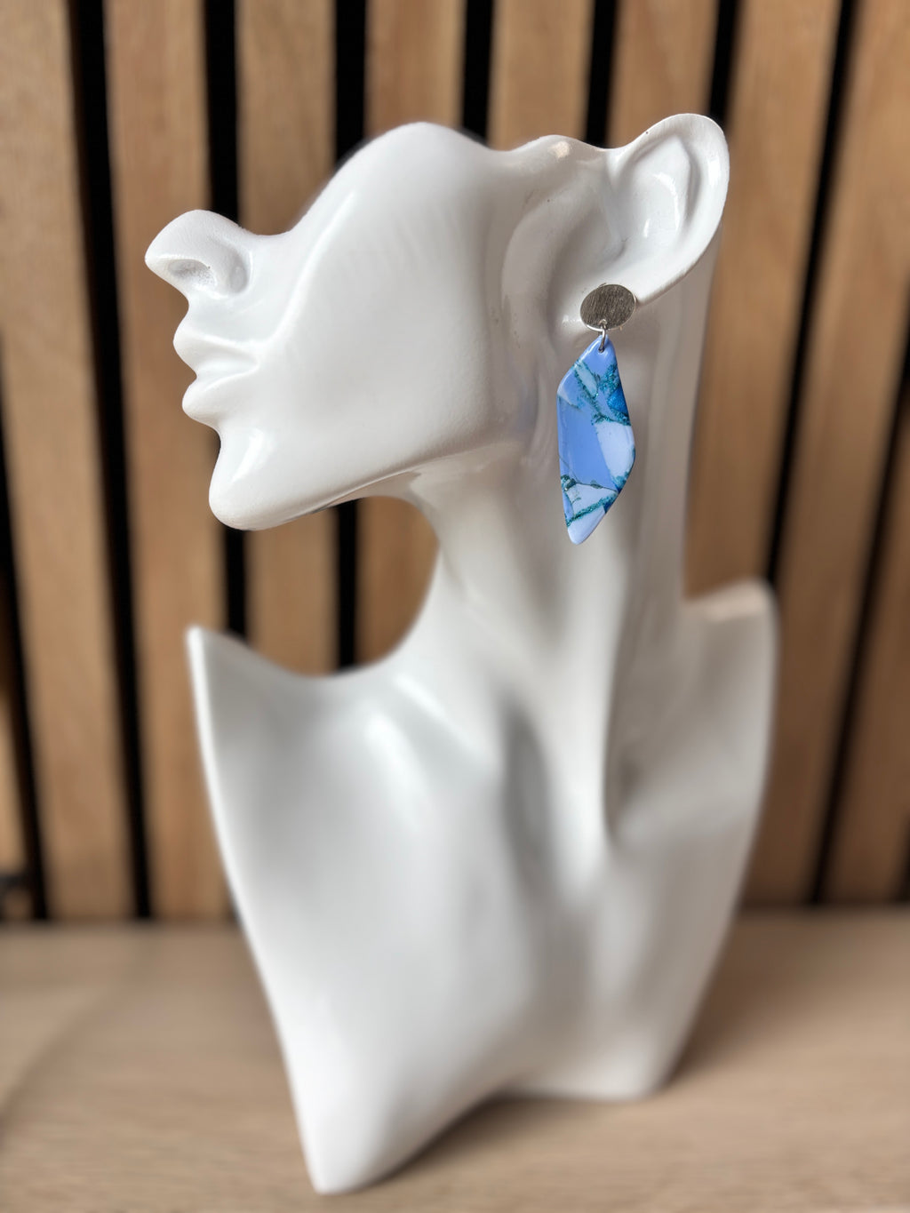Roxy blauw marmer zilver