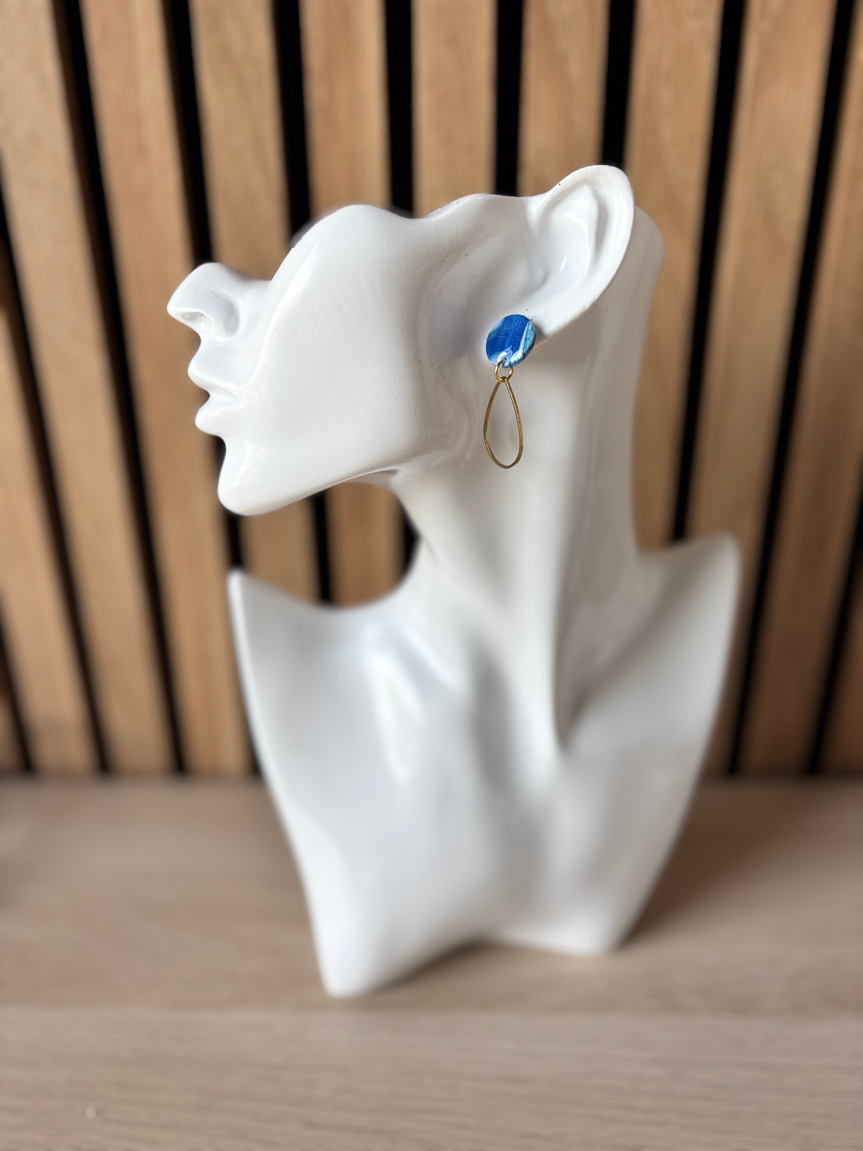 Lena Blauw marmer