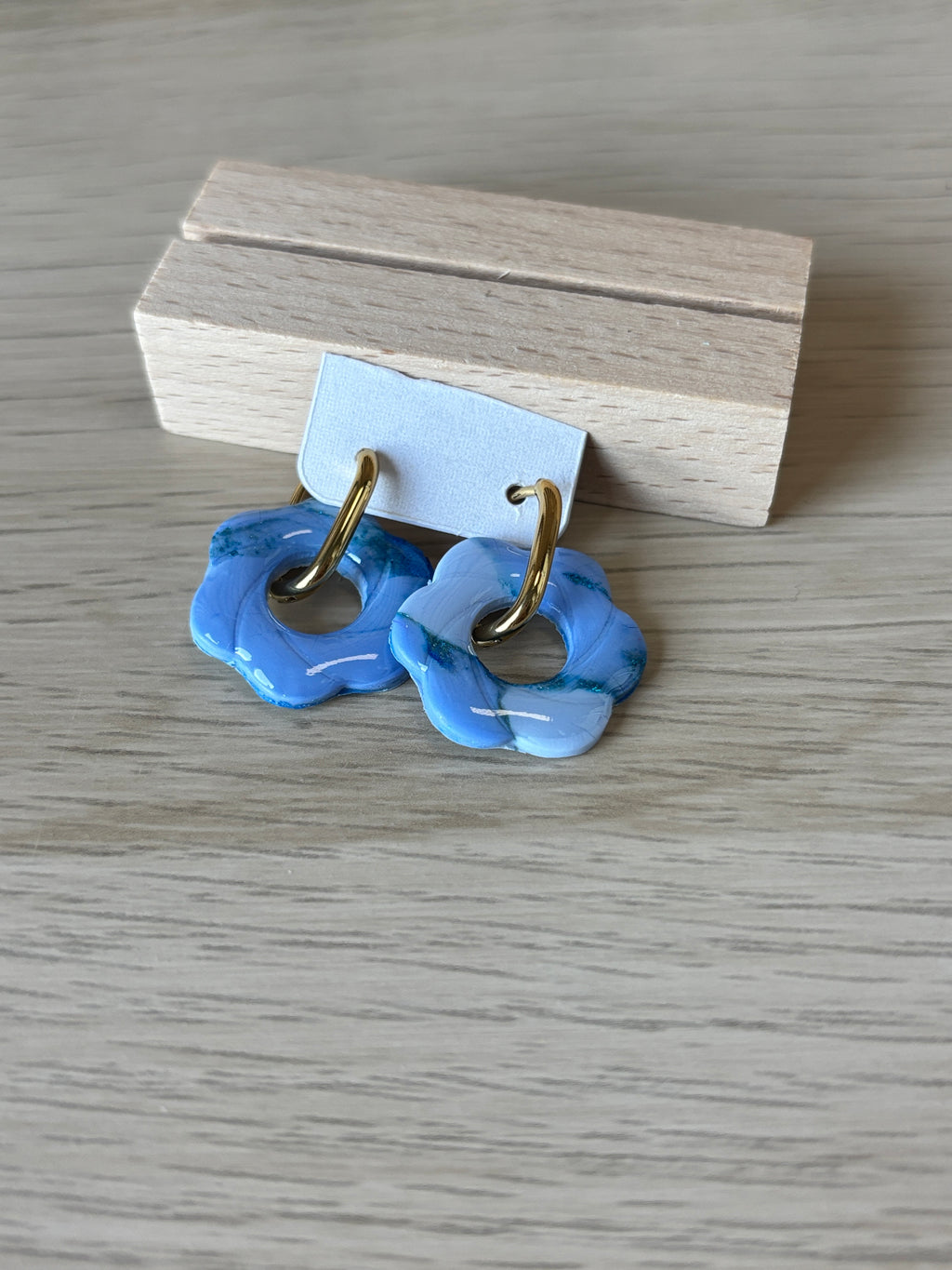 Fleur blauw marmer