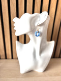 Alix blauw marmer hanger