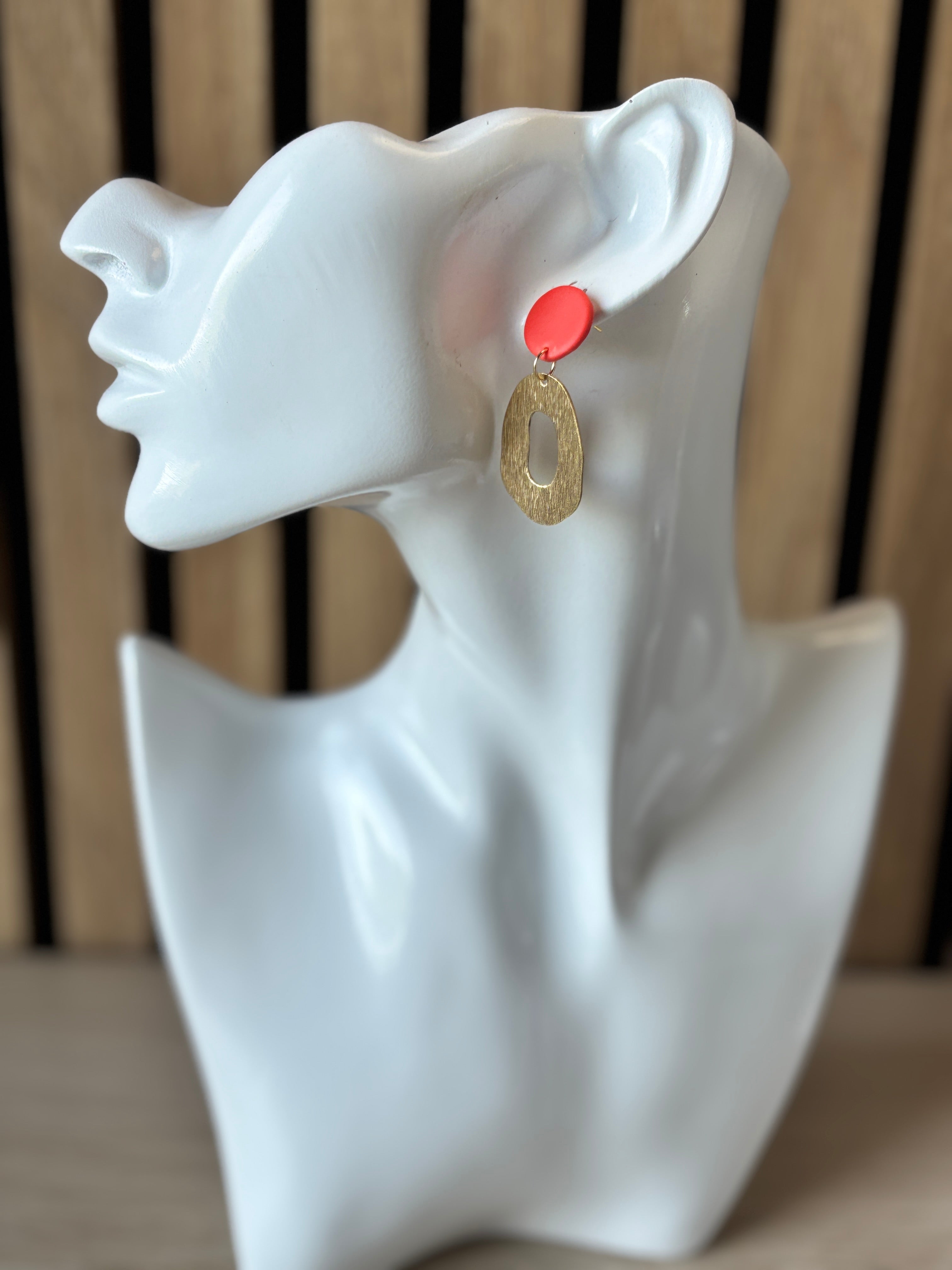 Rosa goud poppy rood