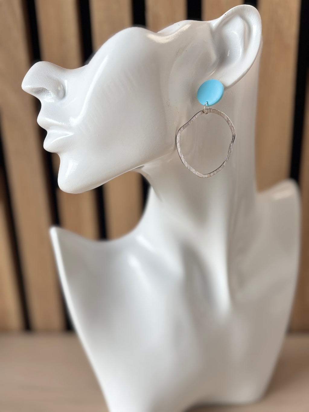 Celia licht blauw zilver
