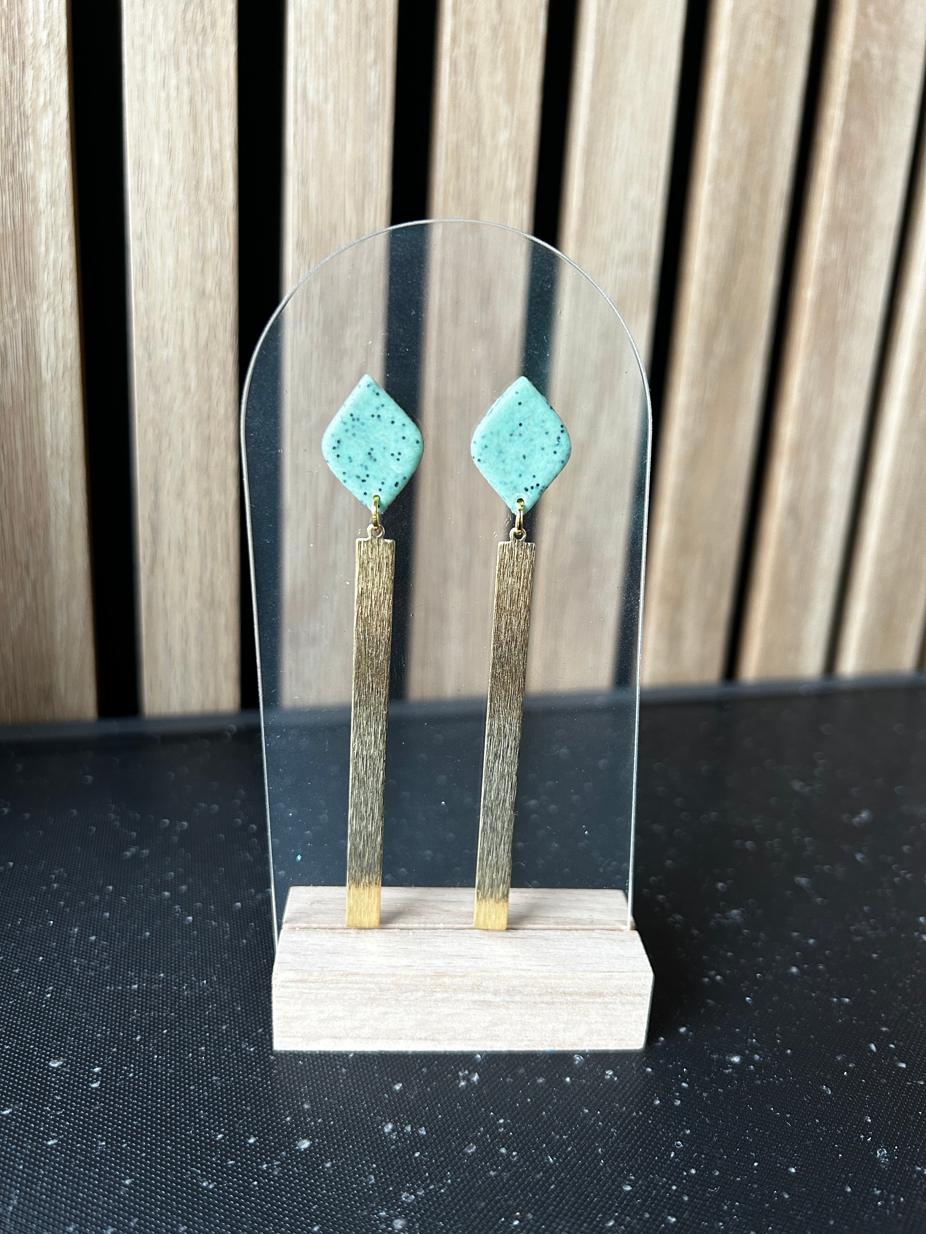 Camille goud groen / zwart