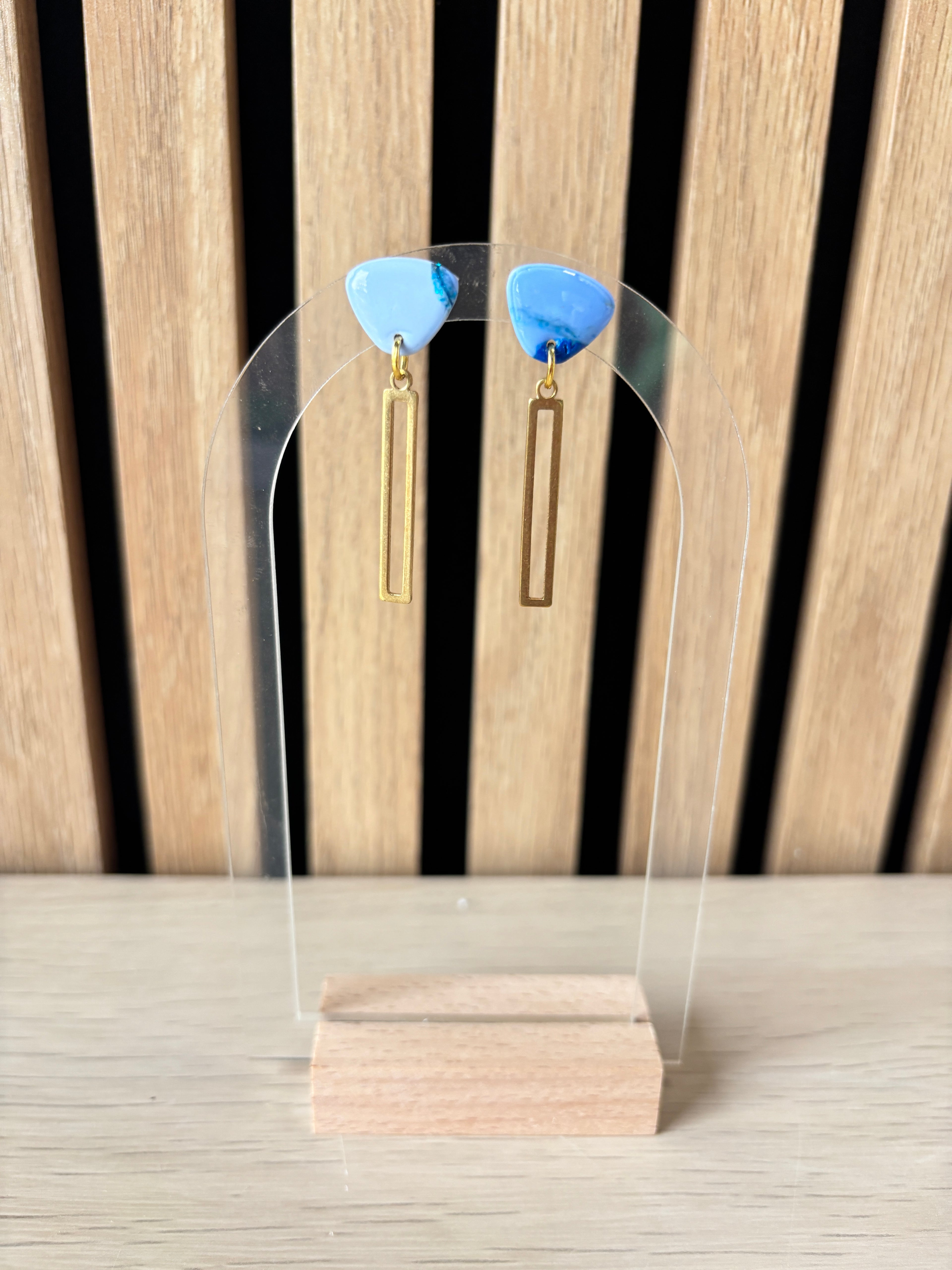 Louise mini blauw marmer