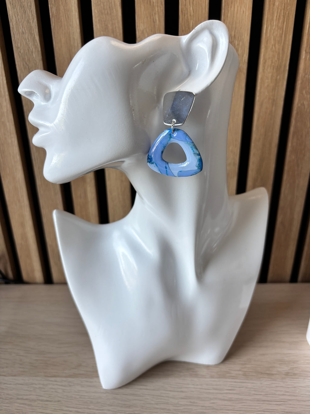 Romy marmer blauw