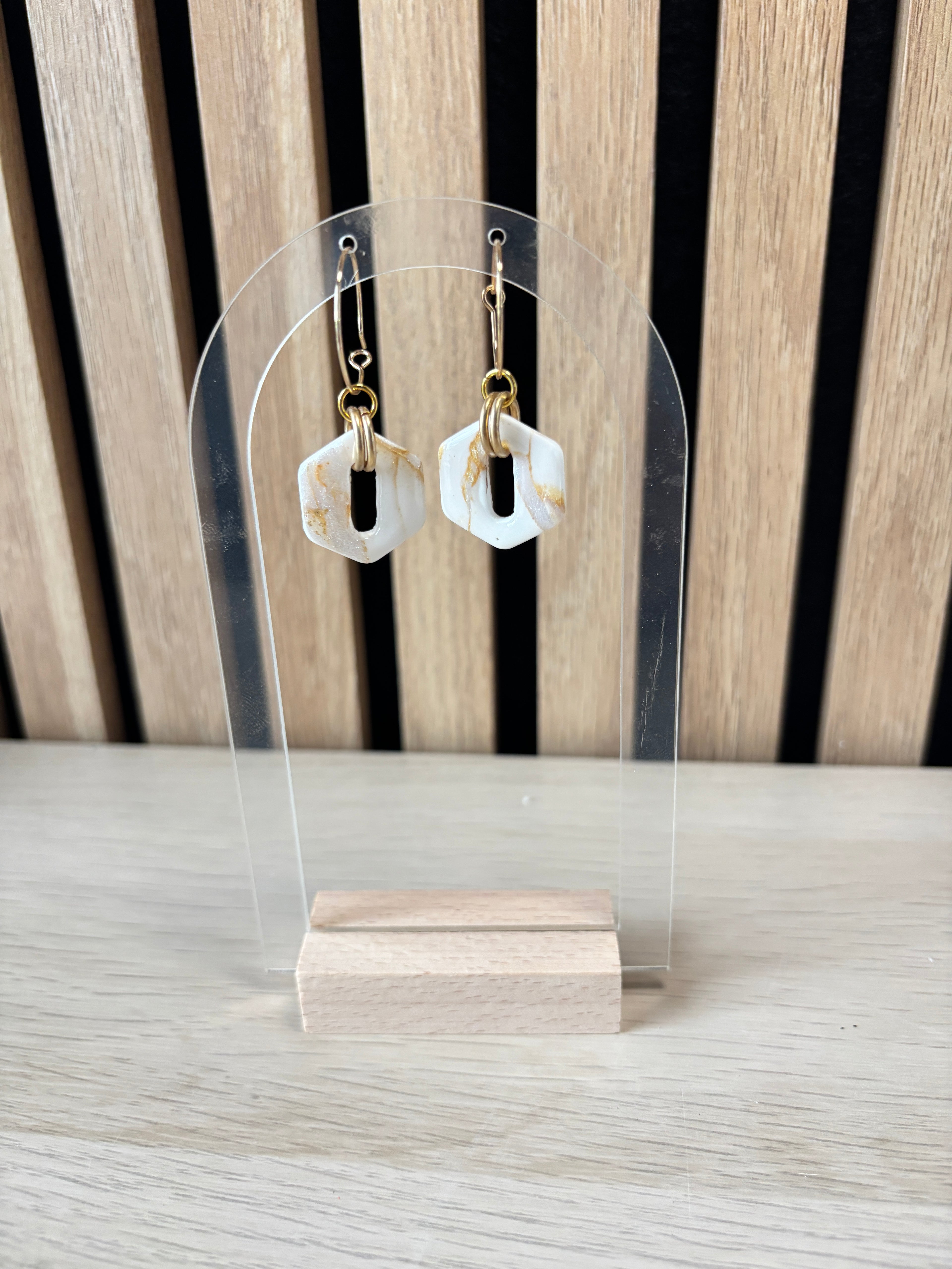 Alix wit marmer hanger