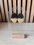 Obe oorbellen zwart